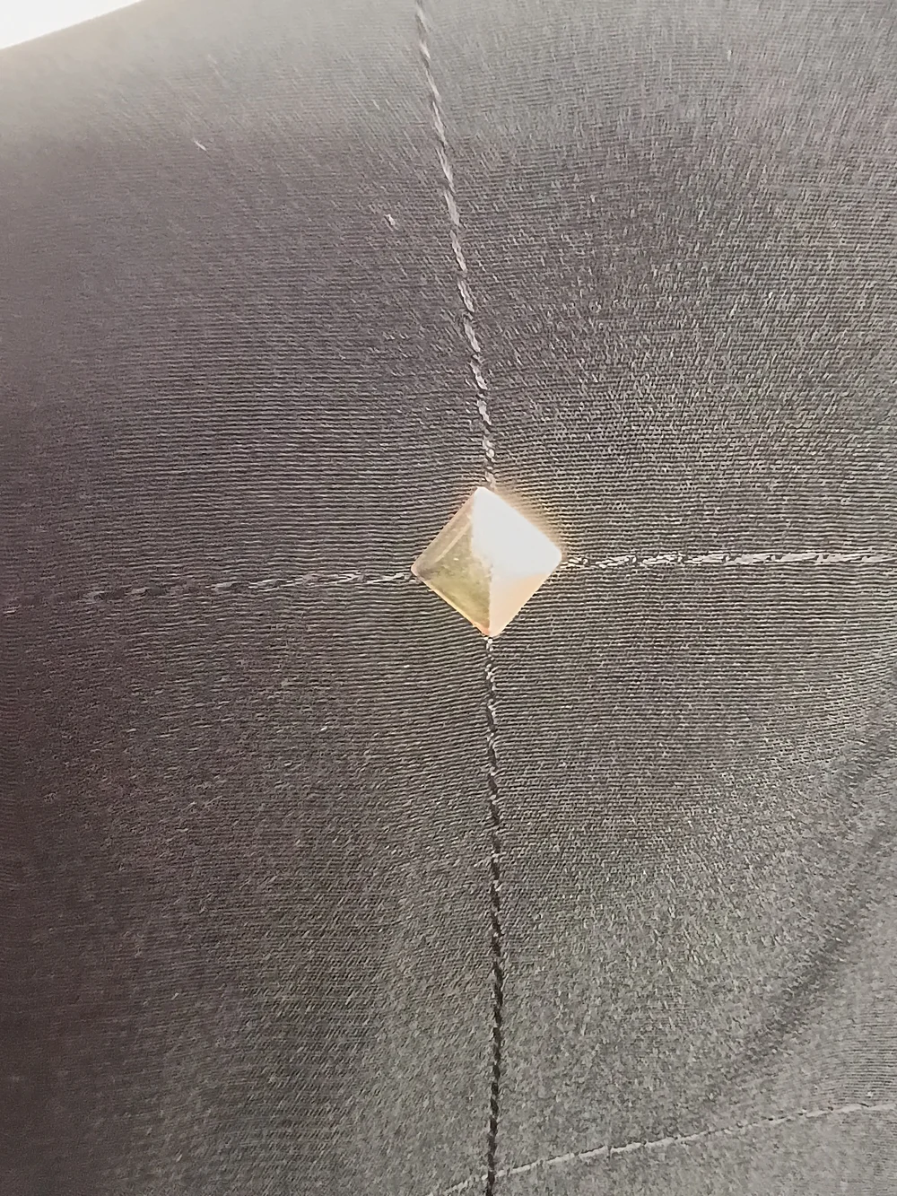 Vintage Zip-Front Women's Jacket With Gold Studs
